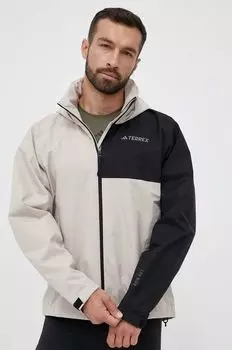 Водонепроницаемая куртка Multi Rain.RDY adidas TERREX, бежевый