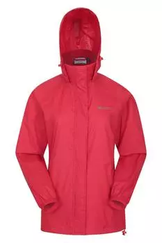 Водонепроницаемая куртка Pakka со складным капюшоном Mountain Warehouse, красный