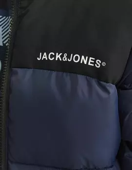Водонепроницаемая куртка PUFFER Jack & Jones Junior, темно-синий