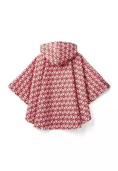 Водонепроницаемая куртка RAIN CAPE WITH HOOD. United Colors of Benetton, красный