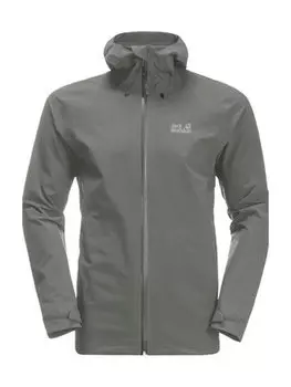 Водонепроницаемая куртка regular fit Jack Wolfskin, серый
