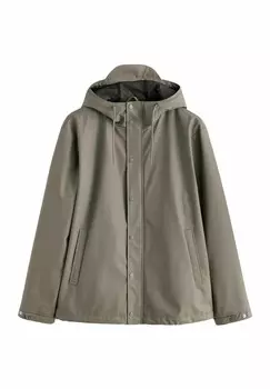 Водонепроницаемая куртка RUBBERISED HOODED-REGULAR FIT Next, цвет Mottled Grey