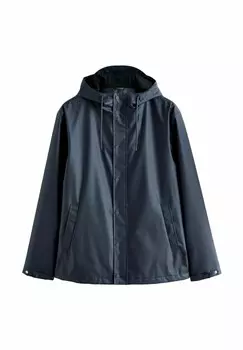 Водонепроницаемая куртка RUBBERISED HOODED-REGULAR FIT Next, синий