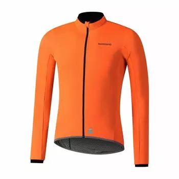 Водонепроницаемая куртка Shimano Windflex, черный / оранжевый / оранжевый