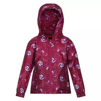 Водонепроницаемая куртка «Свинка Пеппа» для мальчиков и девочек ярко-малинового цвета REGATTA, цвет rosa