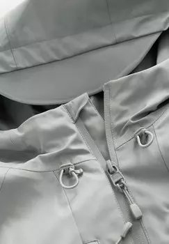 Водонепроницаемая куртка ZIP THROUGH REGULAR FIT Next, серый