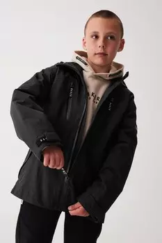 Водонепроницаемая легкая куртка дождевик Baker By Ted Baker, черный