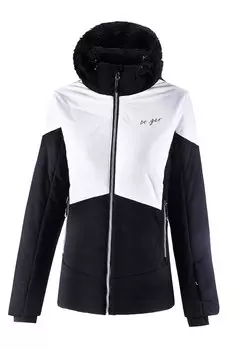 Водонепроницаемая лыжная куртка с дизайном колор-блок Benger, черный