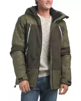 Водонепроницаемая лыжная куртка смешанного типа со съемным капюшоном Avalanche, цвет Camo