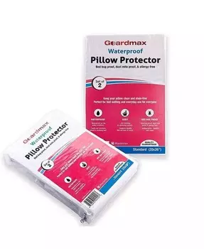 Водонепроницаемая наволочка на молнии — стандартный размер — 4 шт Guardmax, белый