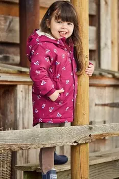 Водонепроницаемая парка JoJo Maman Bb с ягодным мотивом Jojo Maman Bb