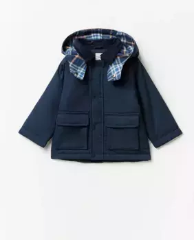 Водонепроницаемая парка с капюшоном Sfera, темно-синий