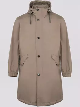 Водонепроницаемая парка Yves Salomon, коричневый