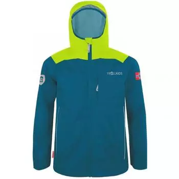 Куртка Trollkids Kids Bergen Jacket для мальчиков, синий / зеленый