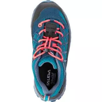 Водонепроницаемая походная обувь Wildfire — для малышей Salewa, цвет Caneel Bay/Fluo Coral
