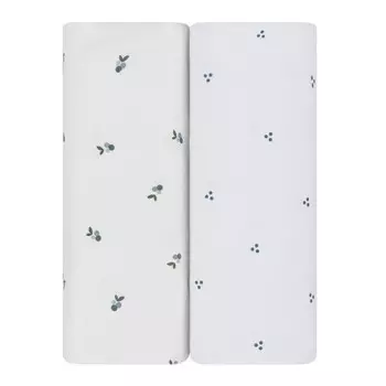 Водонепроницаемая простыня для кроватки Ely's & Co., на которую подана заявка на патент, синий