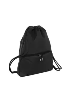 Водонепроницаемая спортивная спортивная сумка на шнурке Athleisure (2 шт.) Bagbase, черный