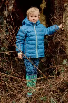 Водонепроницаемая стеганая куртка Muddy Puddles, синий