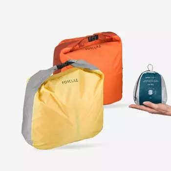 Водонепроницаемая сумка для хранения треккинга Half-Moon, 2 упаковки - 2x15 л Forclaz