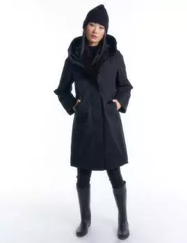 Водонепроницаемая умная парка черного цвета Kayra