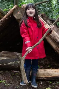 Водонепроницаемая утепленная куртка Puddleflex Muddy Puddles, красный