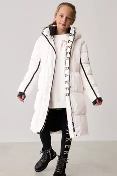 Водонепроницаемая утепленная парка с поясом Baker By Ted Baker, бежевый