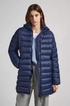 Водонепроницаемая утепленная зимняя куртка с капюшоном Pepe Jeans London, синий