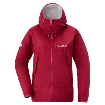 Водонепроницаемая, ветрозащитная, дышащая, водоотталкивающая, суперлегкая женская ветровка Rain Walker MONTBELL, HLBL Halogen Blue