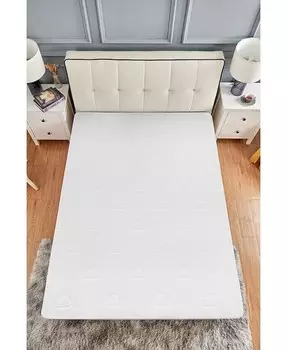 Водонепроницаемая вязаная наматрасница из 100% вискозы с поверхности бамбука - Твин MarCielo, белый