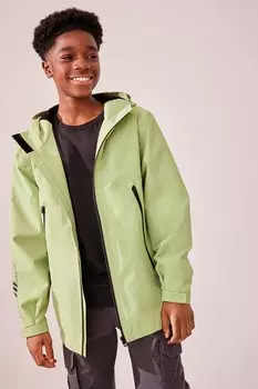 Водонепроницаемое флисовое пальто с капюшоном (3 17 лет) Next, зеленый