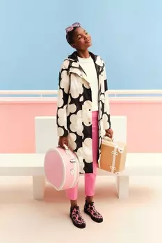 Водонепроницаемое пальто Orla Kiely Regatta, черный