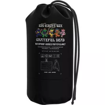 Водонепроницаемое пуховое одеяло с капюшоном 686, цвет Grateful Dead Bears
