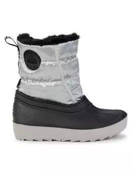 Водонепроницаемые ботильоны Spacey с отделкой из искусственного меха Pajar, серебро