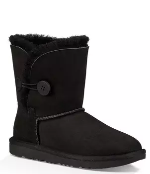 Водонепроницаемые ботинки Bailey Button II для девочек UGG (для малышей), черный