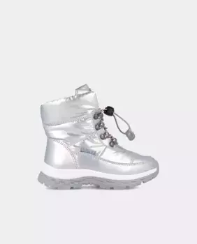 Водонепроницаемые ботинки для девочек на шнуровке Garvaln, серебрянный