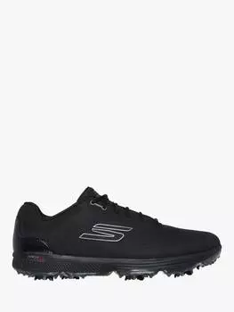 Водонепроницаемые ботинки go golf pro 6 с шипами Skechers, черный