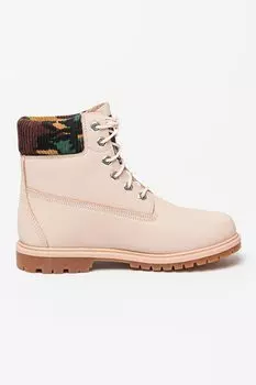 Водонепроницаемые ботинки из нубука Heritage Timberland, розовый