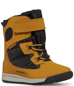 Водонепроницаемые ботинки Merrell Boys Snow Bank Jr (для малышей), бежевый