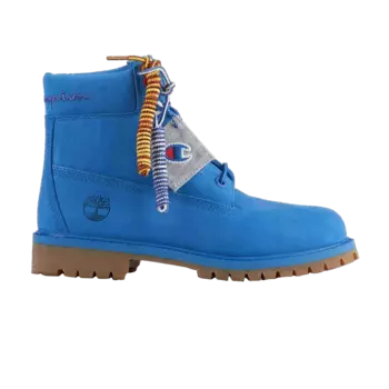 Водонепроницаемые ботинки премиум-класса Champion x 6 дюймов Timberland, синий