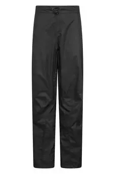 Водонепроницаемые дышащие брюки на молнии Mountain Warehouse, черный