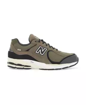 Водонепроницаемые кроссовки Gore tex с замшей New Balance, зеленый
