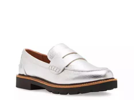 Водонепроницаемые лоферы на резиновой подошве Blondo, Silver Metallic