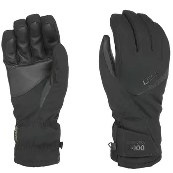 Водонепроницаемые лыжные перчатки Level, черный