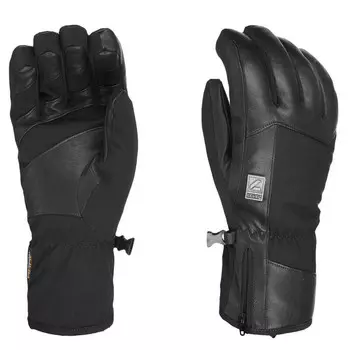 Водонепроницаемые лыжные перчатки Level, черный