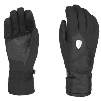 Водонепроницаемые лыжные перчатки Level, черный