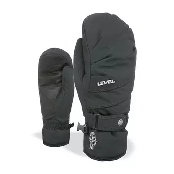 Водонепроницаемые лыжные перчатки Level, черный