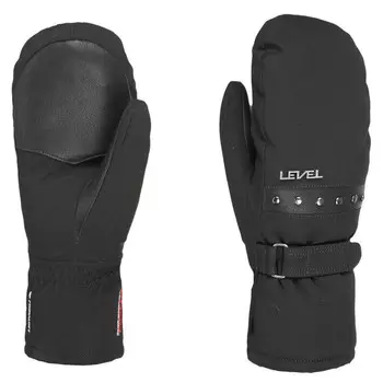 Водонепроницаемые лыжные перчатки Level, черный