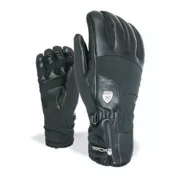 Водонепроницаемые лыжные перчатки Level, черный