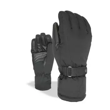 Водонепроницаемые лыжные перчатки Level, черный