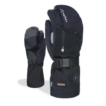 Водонепроницаемые лыжные перчатки Level, черный